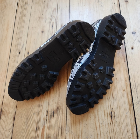 Sam Edelman Circus Desmond snake chunky platform penny loafers Sz 6 - Picture 3 of 5